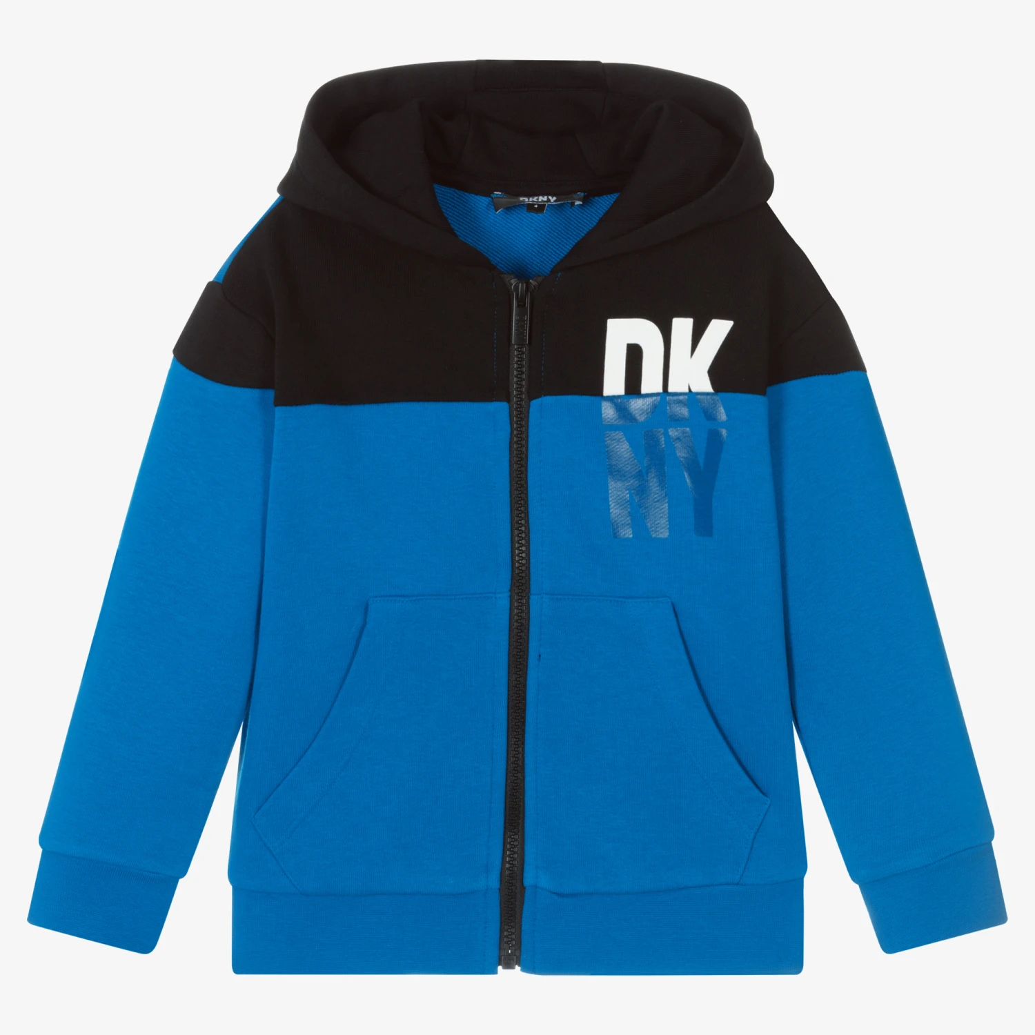 DKNY Boys Blue Zip-Up Top 1 DKNY Boys Blue Zip-Up Top