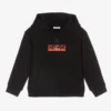 Dolce & Gabbana Boys Black Cotton Logo Hoodie