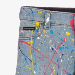 Dolce & Gabbana Boys Blue Colour Splash Jeans 7 Dolce & Gabbana Boys Blue Colour Splash Jeans -Outlet Little Gents Set Store dolce gabbana boys blue colour splash jeans 447186 d1d527cb10bd2139a4a9d95a086846de2fb4b891
