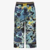 Dolce & Gabbana Boys Blue Marble Silk Trousers