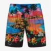 Dolce & Gabbana Boys Blue & Pink Cotton Hawaii Shorts