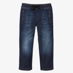 Dolce & Gabbana Boys Blue Pull-On Style Jeans