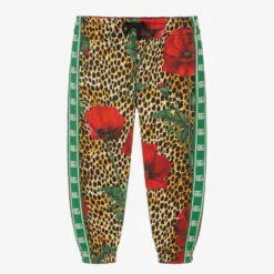 Dolce & Gabbana Boys Cotton Leopard Joggers