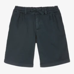 Dolce & Gabbana Boys Navy Blue Cotton Shorts