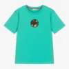 Dolce & Gabbana Boys Turquoise Blue DG T-Shirt