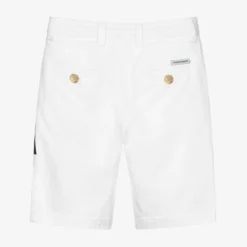 Dolce & Gabbana Boys White Gabardine Shorts -Outlet Little Gents Set Store dolce gabbana boys white gabardine shorts 399567 1e8592404d17eac44bf136246b5eb44556fc9567