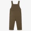 Donsje Green Cotton Dungarees