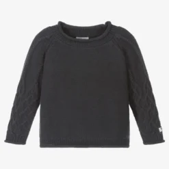 Donsje Navy Blue Knitted Sweater