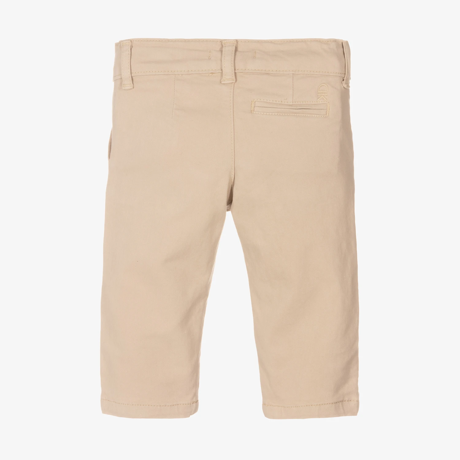 Dr. Kid Boys Beige Cotton Chinos 2 Dr. Kid Boys Beige Cotton Chinos - Image 2