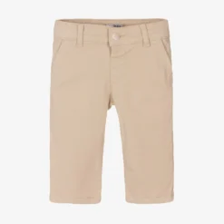 Dr. Kid Boys Beige Cotton Chinos