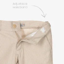 Dr. Kid Boys Beige Stripe Trousers -Outlet Little Gents Set Store dr kid boys beige stripe trousers 537938 9d219f338019095a0daaaa7c3818c30e3d7f903f