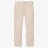 Dr. Kid Boys Beige Stripe Trousers