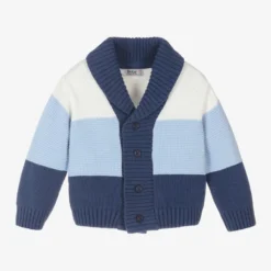 Dr. Kid Boys Blue Knitted Cardigan