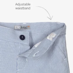 Dr. Kid Boys Blue Stripe Cotton Shorts -Outlet Little Gents Set Store dr kid boys blue stripe cotton shorts 426803 a646b93647fba2f04c4c49c761e823a1fb7e902d