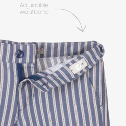 Dr. Kid Boys Blue Striped Cotton Trousers -Outlet Little Gents Set Store dr kid boys blue striped cotton trousers 537986 4cb410add1906ebab1e31163d5d01900fdd718a0