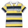 Dr. Kid Boys Blue & Yellow Polo Shirt