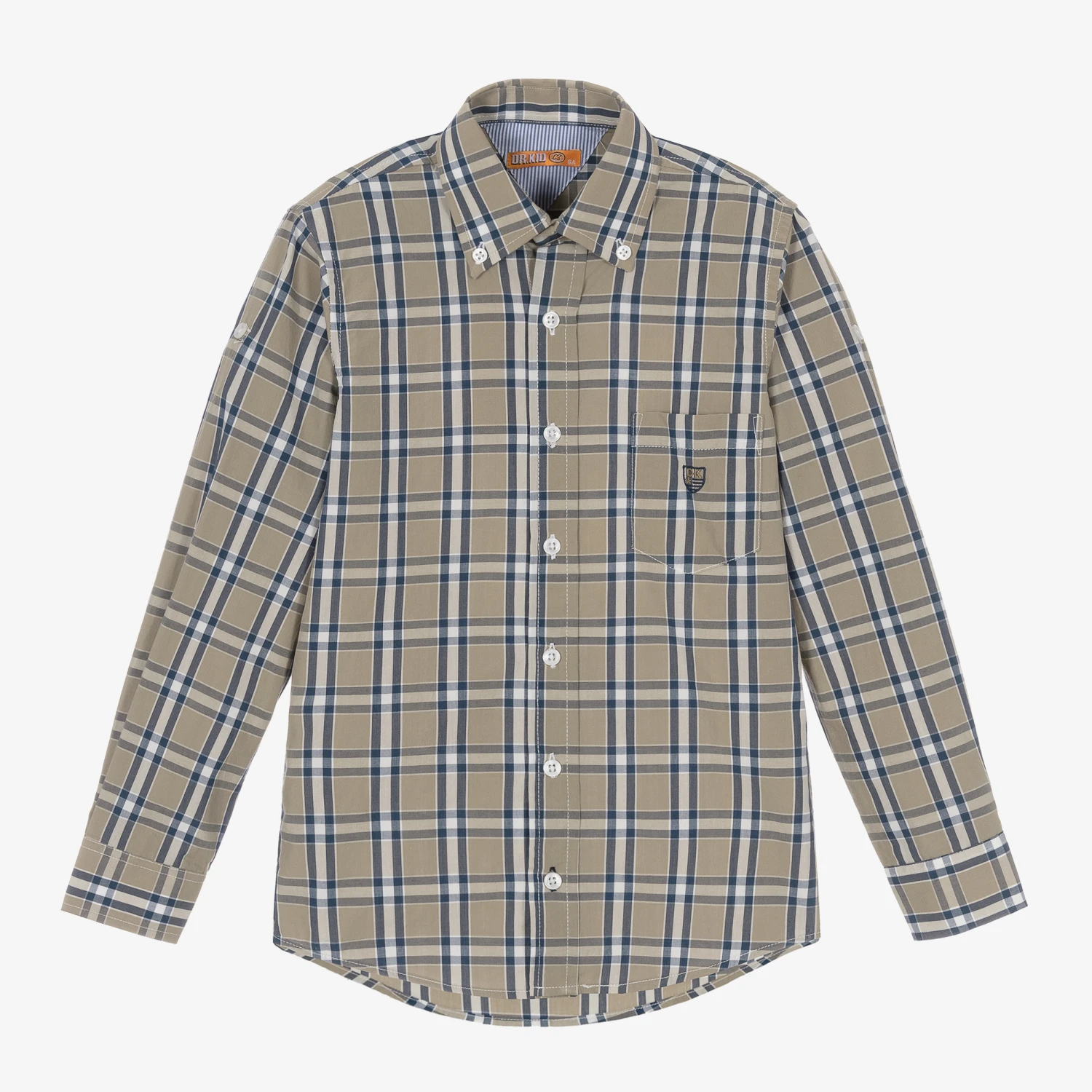 Dr. Kid Boys Green & Blue Check Shirt 1 Dr. Kid Boys Green & Blue Check Shirt