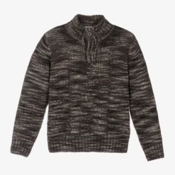Dr. Kid Boys Grey Wool Blend Jumper