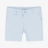 Dr. Kid Boys Light Blue Cotton Twill Shorts