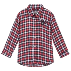 Dr. Kid Boys Red & Blue Check Shirt