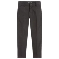 Outlet Little Gents Set Store 34 Dr. Kid Boys Smart Grey Trousers
