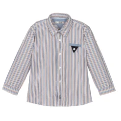 Dr. Kid Boys Striped Cotton Shirt -Outlet Little Gents Set Store dr kid boys striped cotton shirt 421685 04627caa20fa54f76ba118905fbaabb11438ba2e