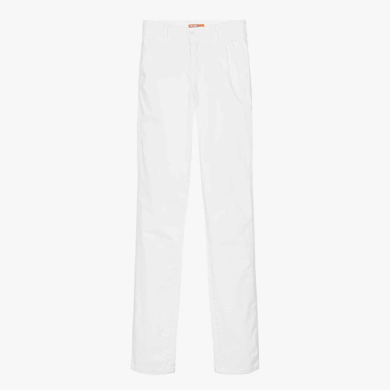 Dr. Kid Boys White Cotton Trousers 1 Dr. Kid Boys White Cotton Trousers