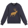 Dsquared2 Boys Blue Cotton Sweatshirt