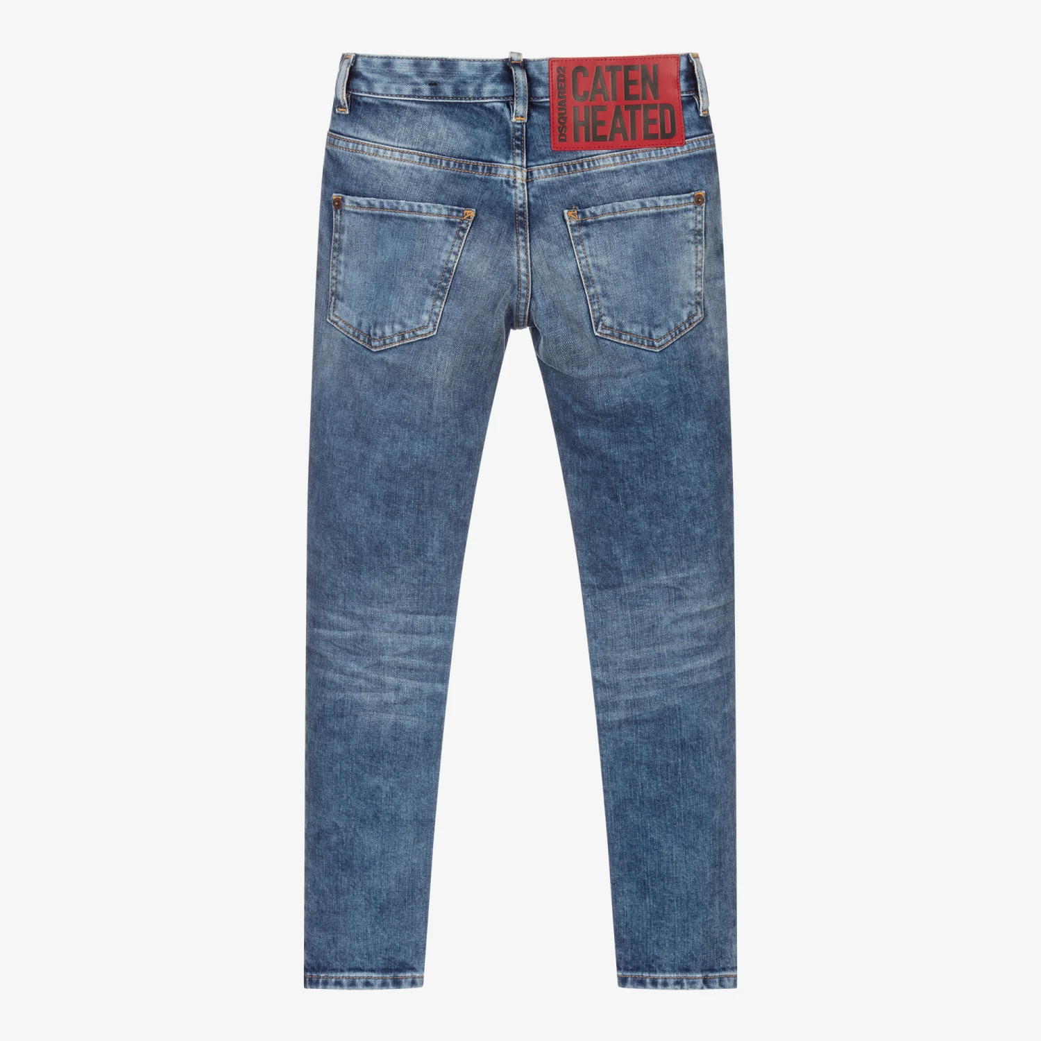Dsquared2 Boys Blue Denim Jeans 2 Dsquared2 Boys Blue Denim Jeans - Image 2