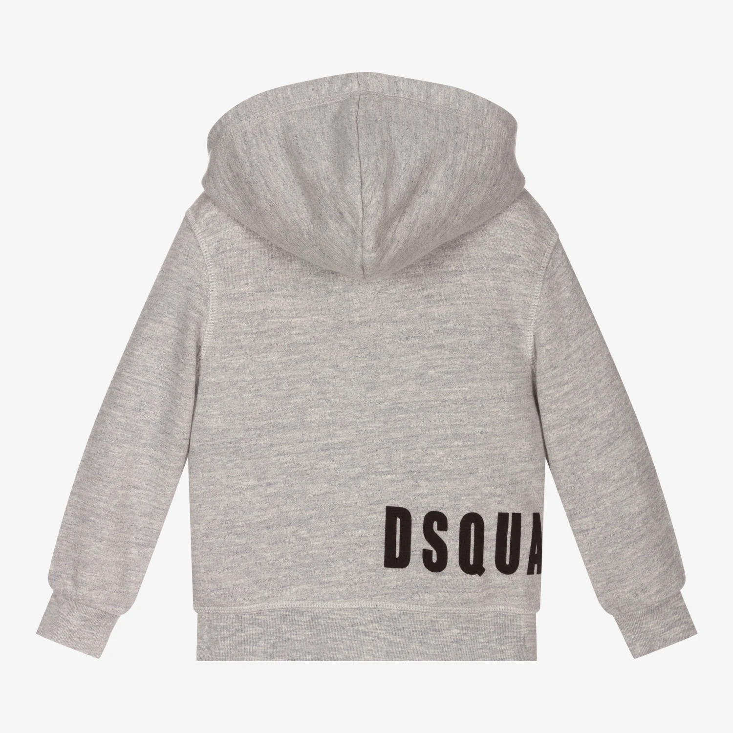 Dsquared2 Grey Cotton Zip-Up Top 2 Dsquared2 Grey Cotton Zip-Up Top - Image 2