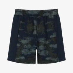 EA7 Emporio Armani Boys Blue Cotton Camouflage Logo Shorts -Outlet Little Gents Set Store ea7 emporio armani boys blue cotton camouflage logo shorts 499881 d997177104a2b2dcf269deb14d533ba3f6aaf10a