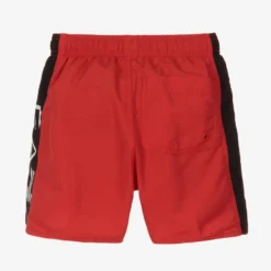 EA7 Emporio Armani Boys Red & Black Logo Swim Shorts -Outlet Little Gents Set Store ea7 emporio armani boys red black logo swim shorts 499998 116d1d29f0f67a23363fb6c31763a40825e8e230