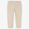 Emporio Armani Boys Beige Cotton & Linen Trousers