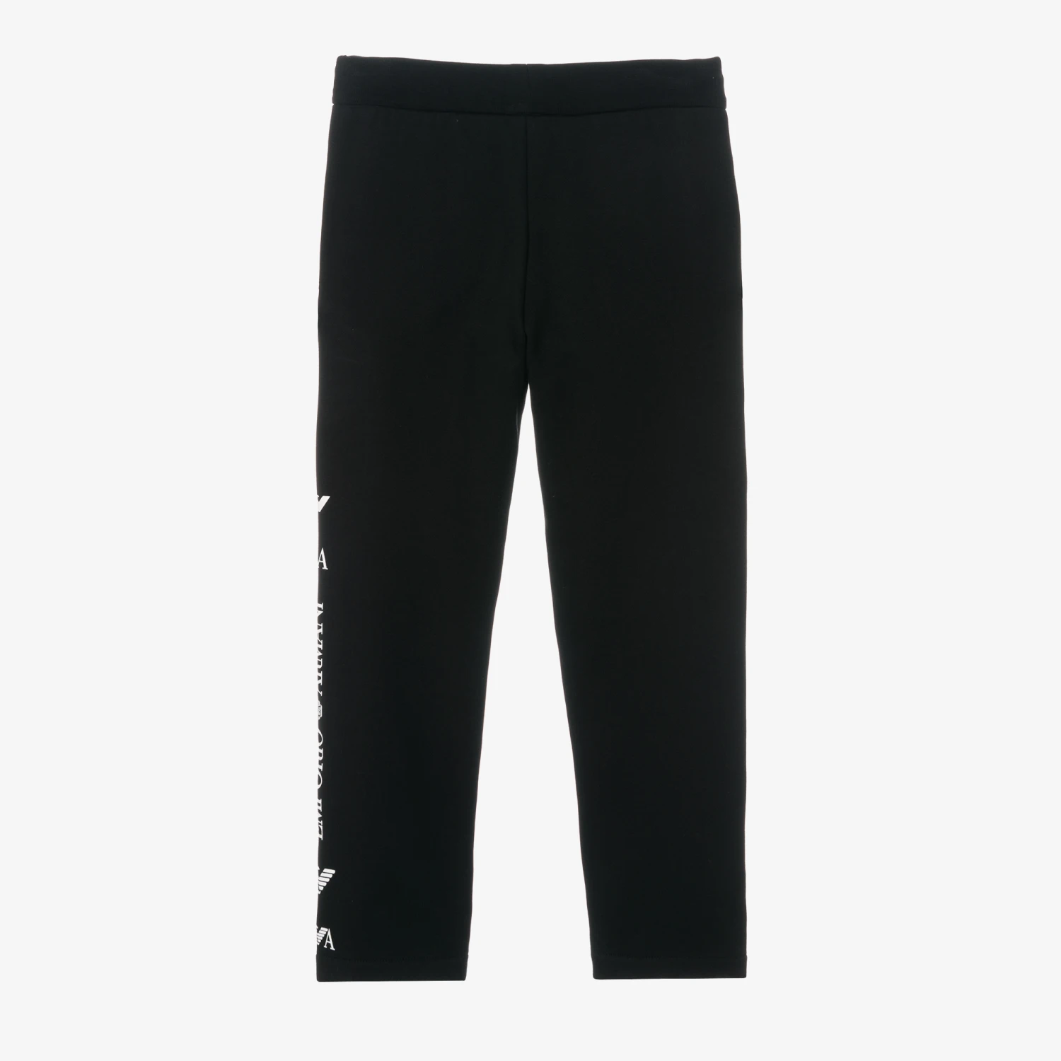 Emporio Armani Boys Black Logo Joggers 2 Emporio Armani Boys Black Logo Joggers - Image 2
