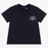 Emporio Armani Boys Blue Cotton T-Shirt