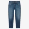 Emporio Armani Boys Blue Denim Regular Jeans