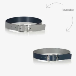 Emporio Armani Boys Blue & Grey Reversible Belt -Outlet Little Gents Set Store emporio armani boys blue grey reversible belt 494089 c5a14fbc4b898ac854765003b7b33bc8f2ffbccf