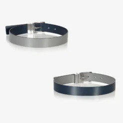 Emporio Armani Boys Blue & Grey Reversible Belt -Outlet Little Gents Set Store emporio armani boys blue grey reversible belt 494089 e6e8e05b3043126917ed4e9c3f5f12f6ad1a80b9