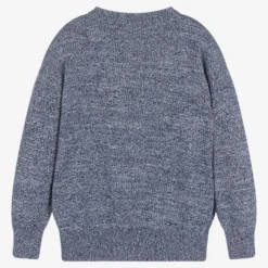 Emporio Armani Boys Blue Logo Cotton Sweater -Outlet Little Gents Set Store emporio armani boys blue logo cotton sweater 499729 79f704e18268042aa8225bee2347ee3c15de602d