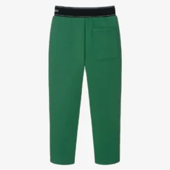 Emporio Armani Boys Green Cotton Logo Trousers -Outlet Little Gents Set Store emporio armani boys green cotton logo trousers 494019 85eff5ad8d0111ec4006d0a5d91afaa2d34190f3