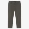 Emporio Armani Boys Grey Chino Trousers