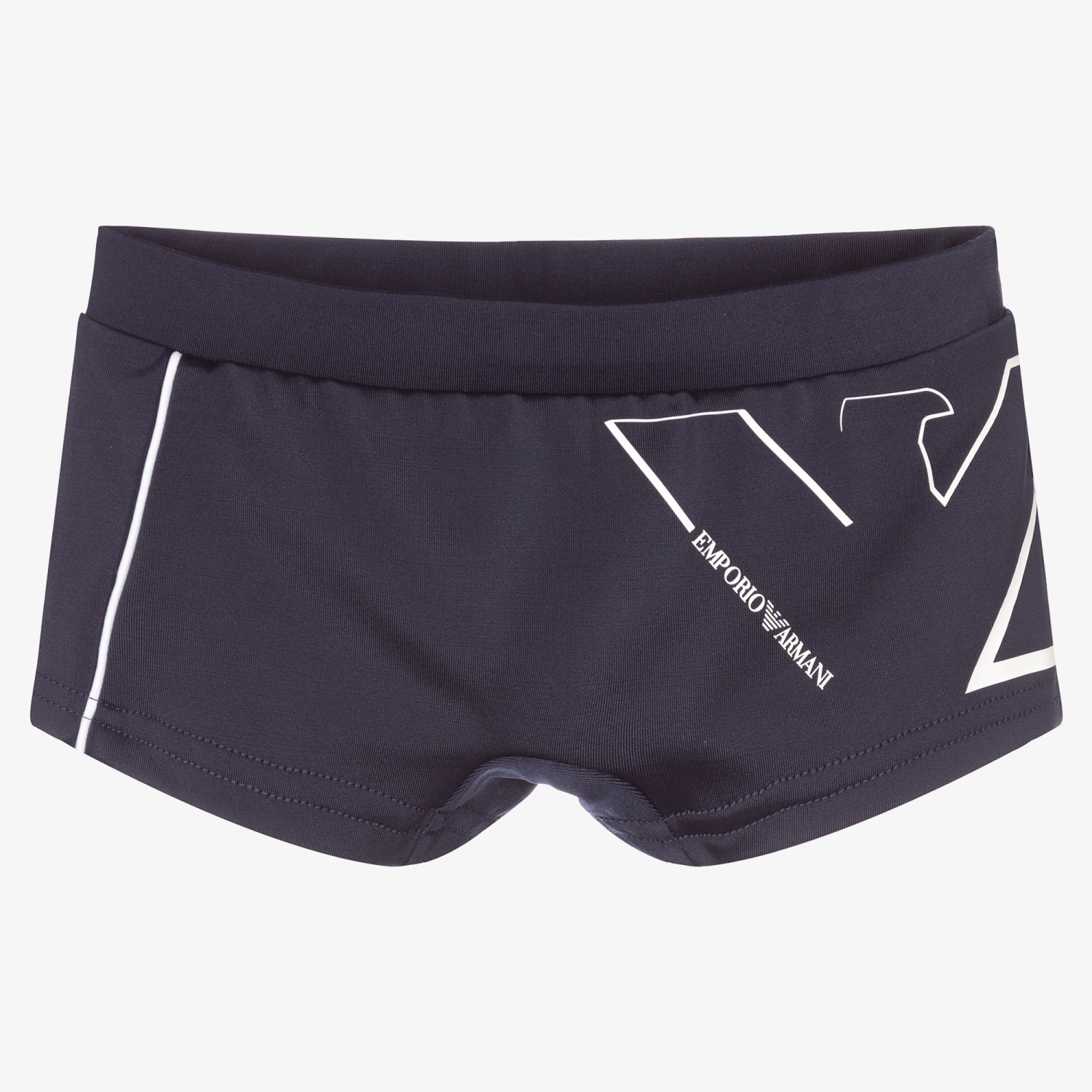 Emporio Armani Boys Navy Blue Swim Trunks 1 Emporio Armani Boys Navy Blue Swim Trunks