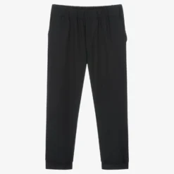 Emporio Armani Boys Smart Navy Blue Trousers