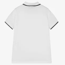 Emporio Armani Boys White Cotton Logo Polo Shirt -Outlet Little Gents Set Store emporio armani boys white cotton logo polo shirt 494192 ec82d2b4726a8687e05bad33431bc900513e4259