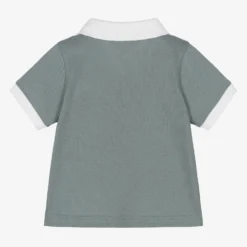 Emporio Armani Grey Cotton Logo Polo Shirt -Outlet Little Gents Set Store emporio armani grey cotton logo polo shirt 430926 977415cbe8c5e7d2637bac20e0006c147d42ed20