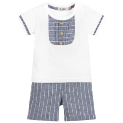 Everything Must Change Baby Boys Cotton Shorts Set