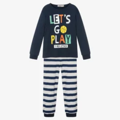 Everything Must Change Boys Blue & Grey Pyjamas