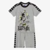 Fabric Flavours Grey Batman Short Pyjamas
