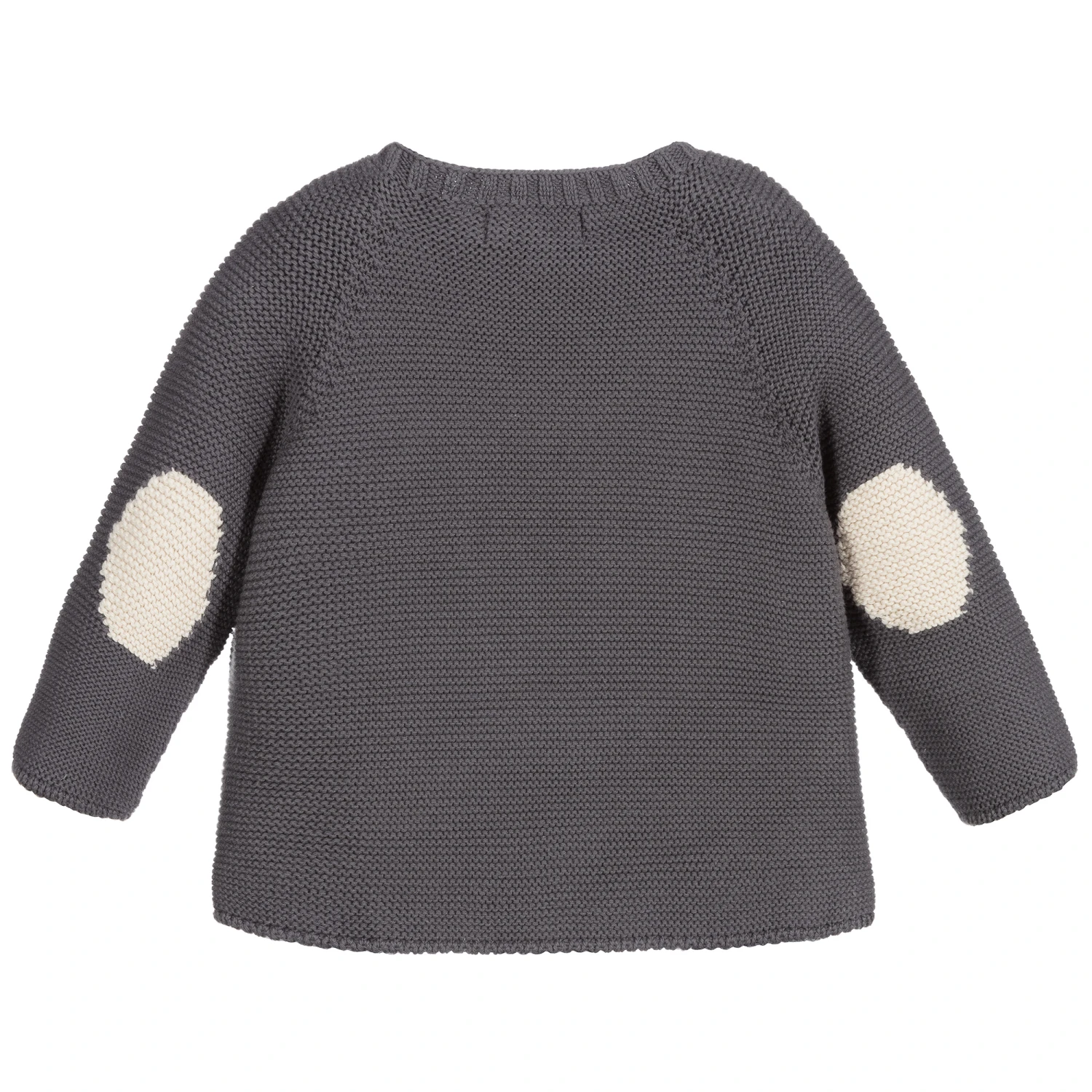Fina Ejerique Grey Cotton Knit Sweater 2 Fina Ejerique Grey Cotton Knit Sweater - Image 2
