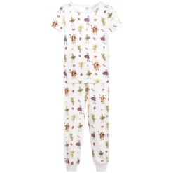 Flower Fairies™ By Childrensalon White Cotton Pyjamas